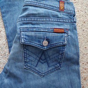 7 For All Mankind A Pocket Rocker Jeans